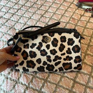 Tory Burch leopard crossbody